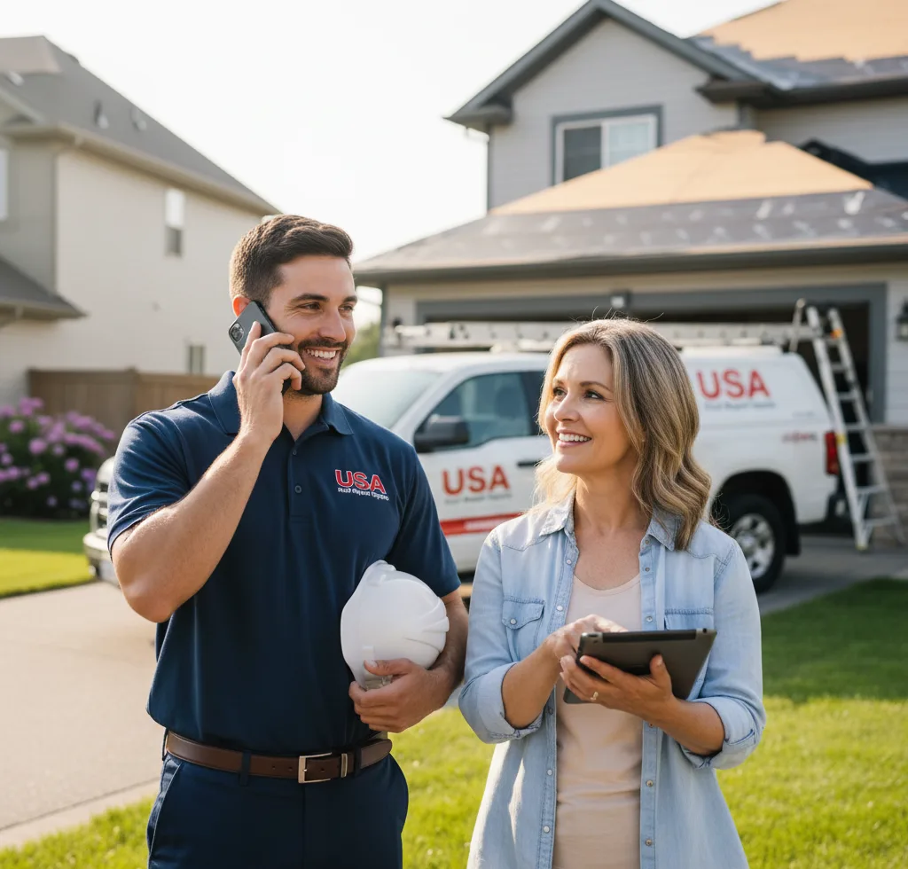 USA Roof Repair Experts customer support in Borger